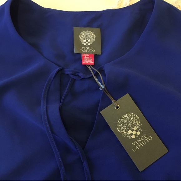 Vince Camuto NWT Elegant Blue Dress 6 - Picture 4 of 5